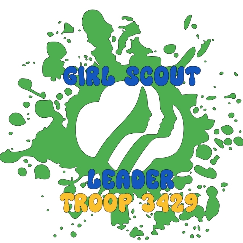 Girl Scout Leader Troop #### Graphic Tee Design - Green/Blue/Yellow